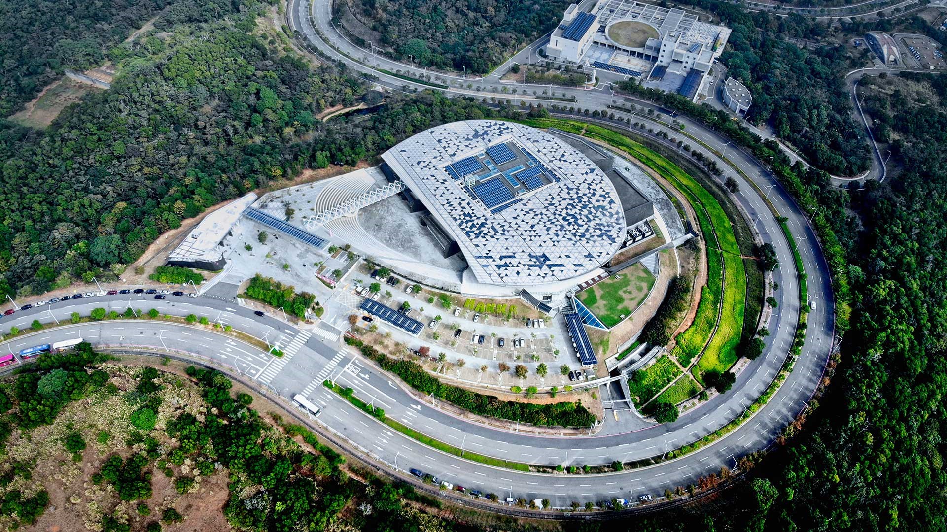 Top view Taiwan hakka museum